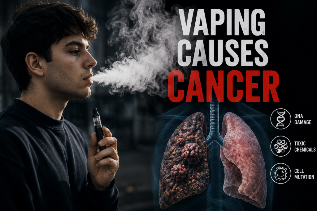 vaping causes cancer