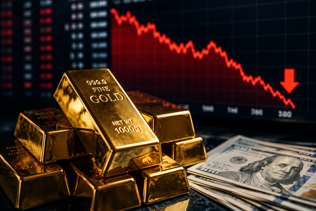 gold price drop